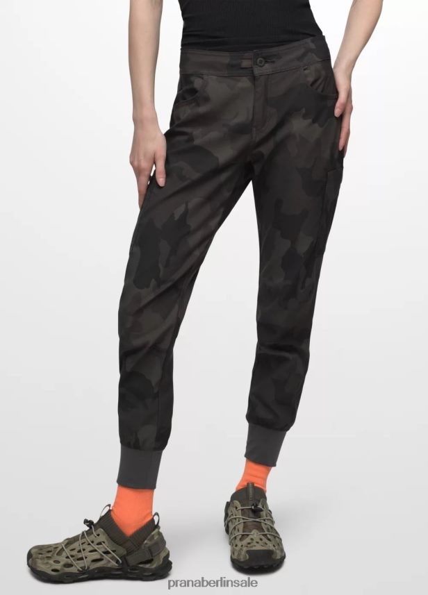prAna Halle Jogger II Kohle-Camouflage Böden Frauen 86B4N6364