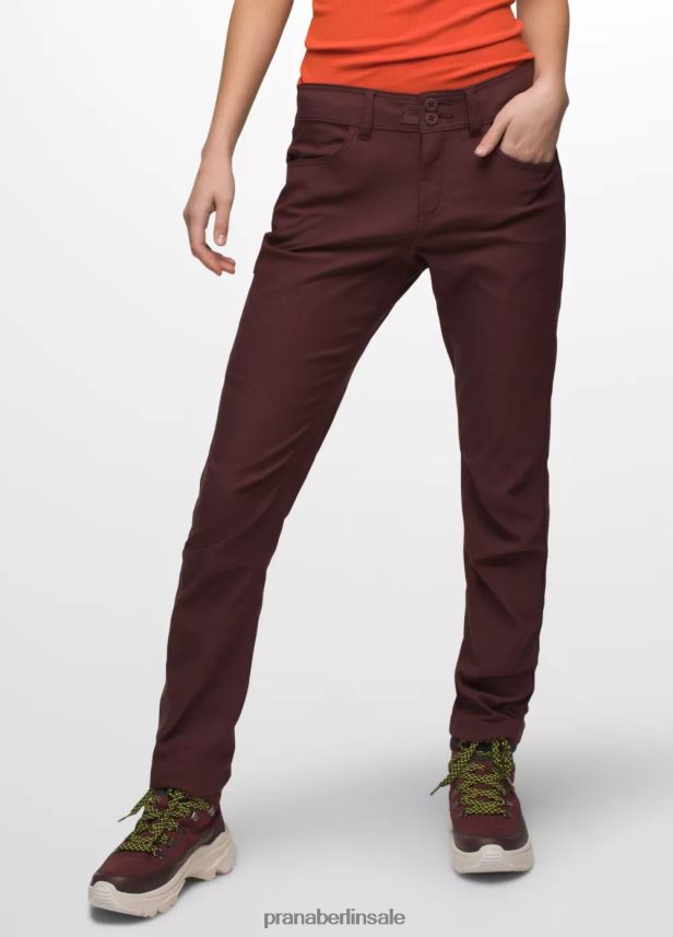 prAna Halle gerade Hose II Kakao Böden Frauen 86B4N6352