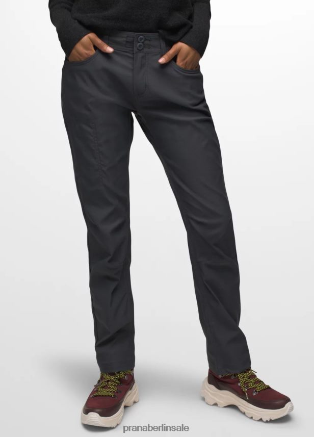 prAna Halle gerade Hose II Kohle Böden Frauen 86B4N6354