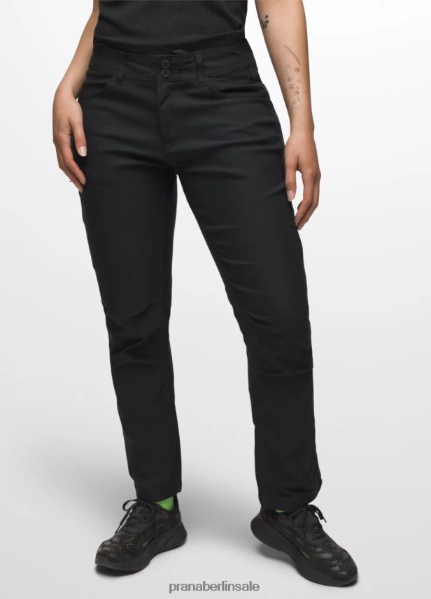 prAna Halle gerade Hose II Schwarz Böden Frauen 86B4N6356