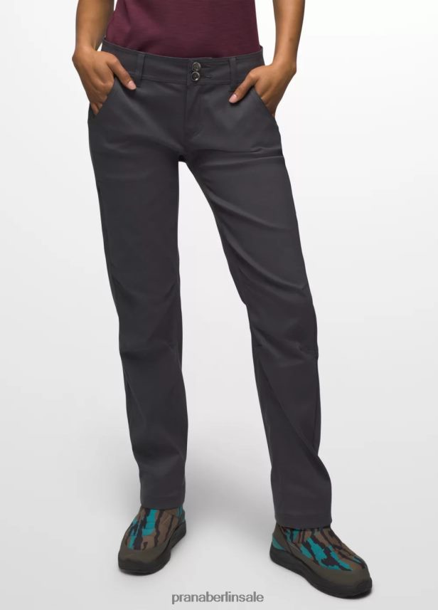 prAna Halle gerade Hose Kohle Böden Frauen 86B4N6283
