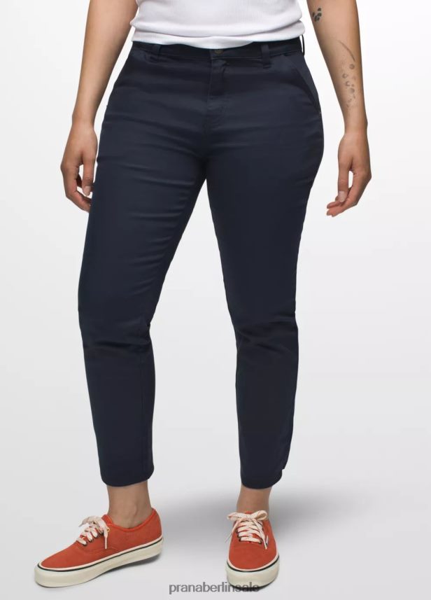 prAna Kayla Crop Chino Indie-Blau Böden Frauen 86B4N6413