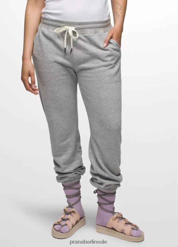 prAna kuschelige Hose grau meliert Böden Frauen 86B4N6402