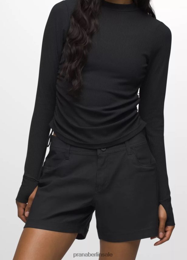 prAna Halle kurz ii Schwarz Böden Frauen 86B4N6367