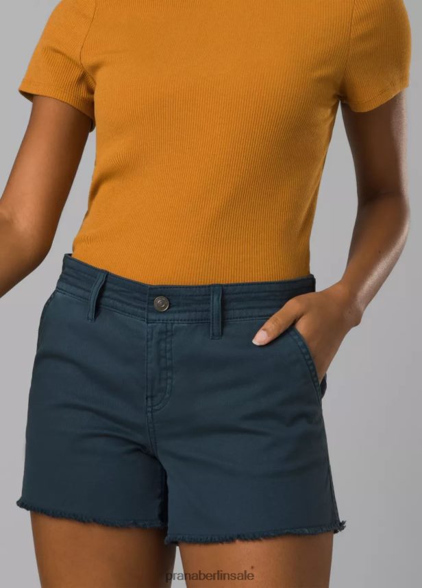 prAna Sancho kurz dunkler Himmel Böden Frauen 86B4N6468