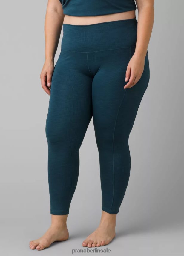 prAna Becksa 7/8-Leggings Plus Blauflossen-Heidekraut Böden Frauen 86B4N6529