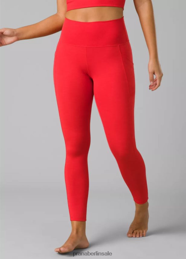prAna Becksa 7/8-Leggings karminrotes Heidekraut Böden Frauen 86B4N6472