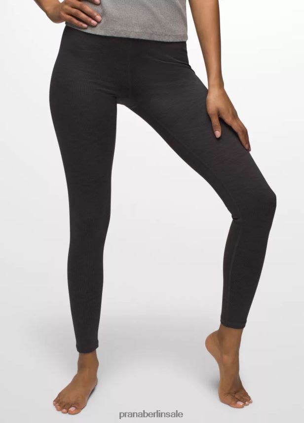 prAna Becksa-Leggings schwarze Heide Böden Frauen 86B4N6318