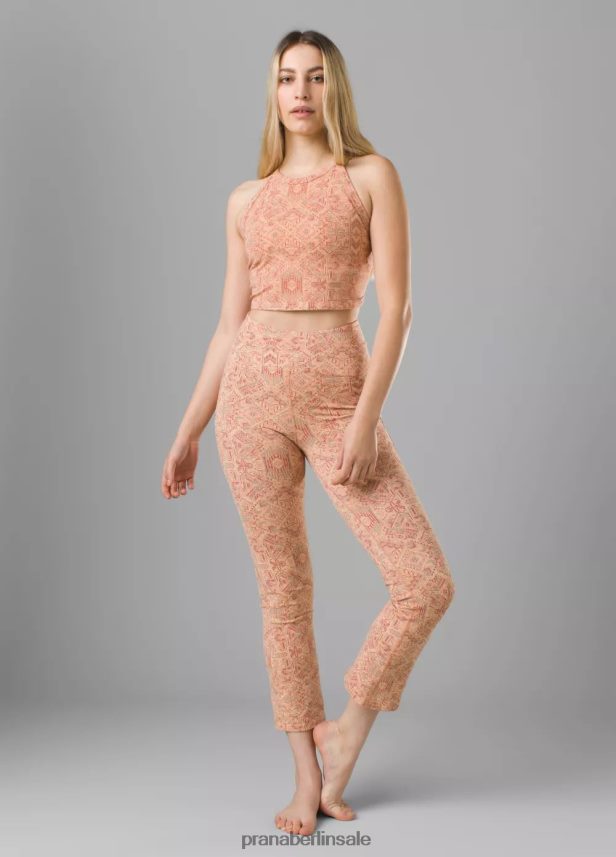 prAna Bohemia Hill Flare-Ernte Rosa Sandmosaik Böden Frauen 86B4N6502