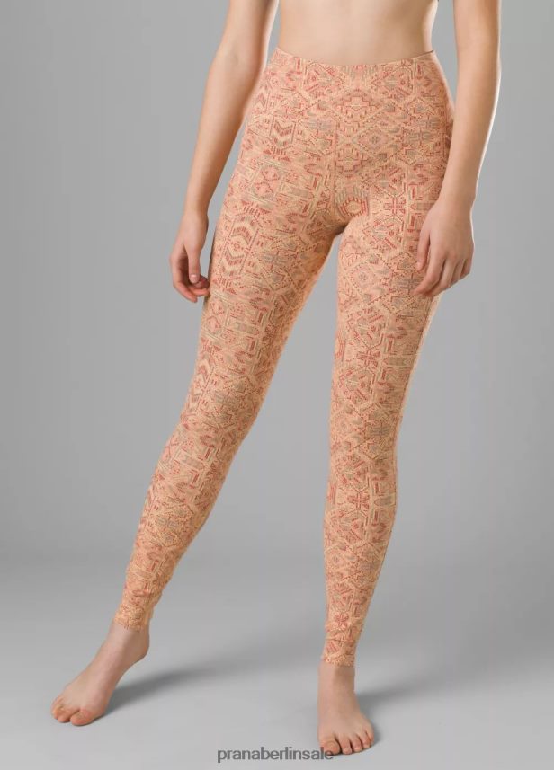 prAna Bohemia Hill-Leggings Rosa Sandmosaik Böden Frauen 86B4N6391