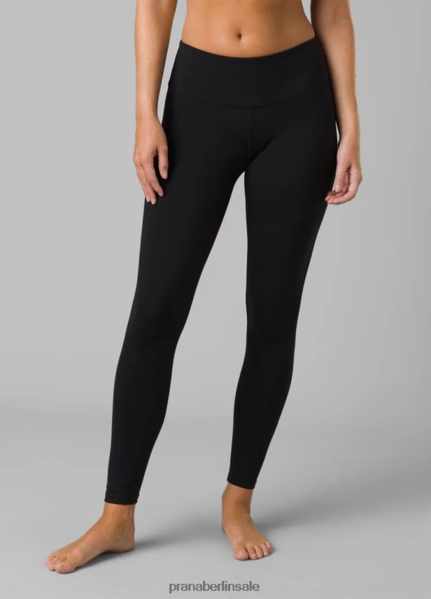 prAna Chakra-Leggings mit mittlerer Leibhöhe Schwarz Böden Frauen 86B4N6486