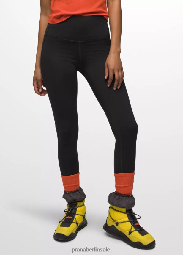 prAna Eisfluss-Leggings Schwarz Böden Frauen 86B4N6297