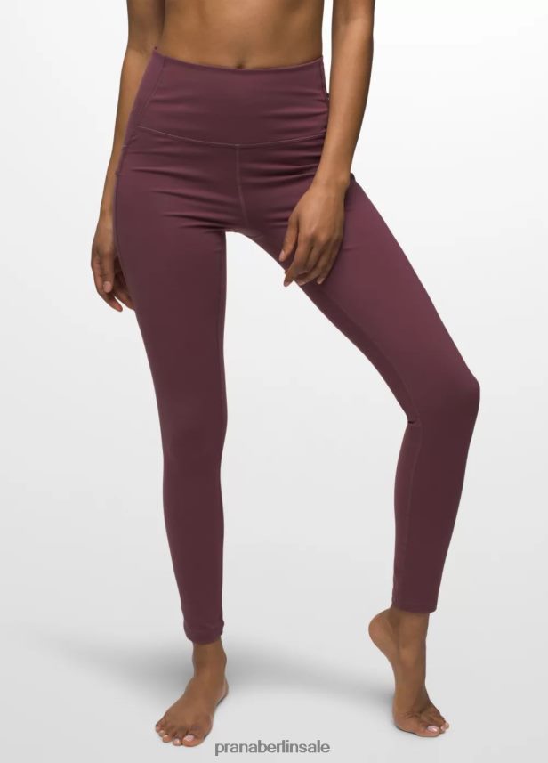 prAna Leggings mit Chakra-Tasche Maulbeere Böden Frauen 86B4N6405