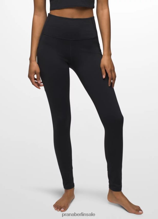 prAna Leggings mit Chakra-Tasche Schwarz Böden Frauen 86B4N6407