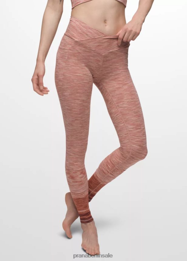 prAna Leggings mit leuchtendem Stern Herbststreifen Böden Frauen 86B4N6335