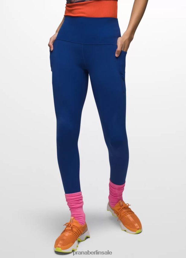 prAna Luxara-Taschen-Leggings reicher Saphir Böden Frauen 86B4N6320