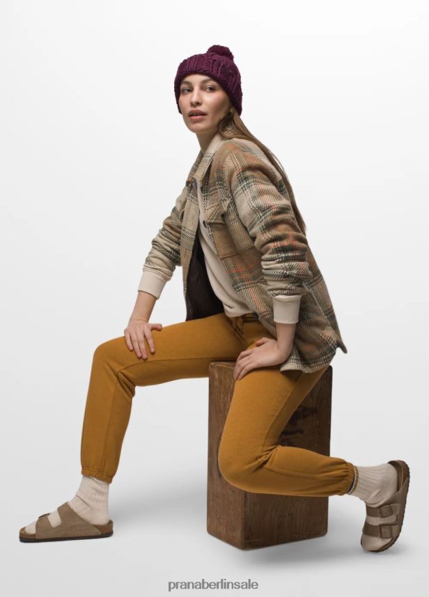 prAna Flanelljacke mit tiefer fallendem Schnitt Roggengrün Kleidung Frauen 86B4N660