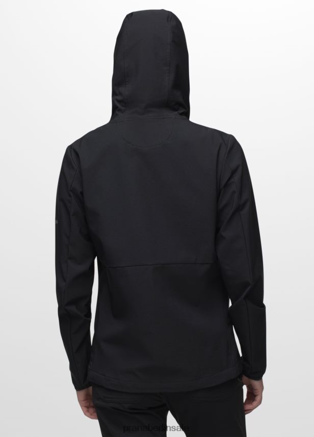 prAna Halle an der Jacke Schwarz Kleidung Frauen 86B4N6176
