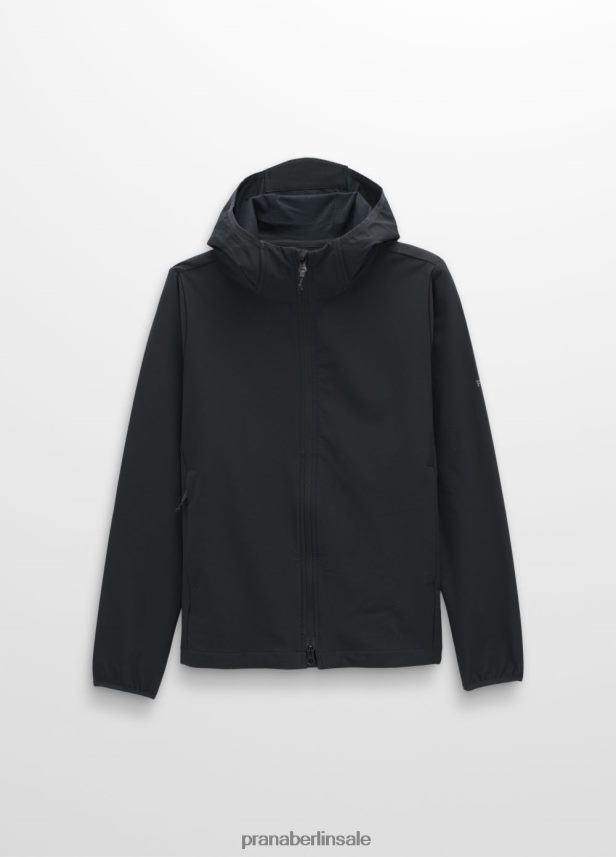 prAna Halle an der Jacke Schwarz Kleidung Frauen 86B4N6176