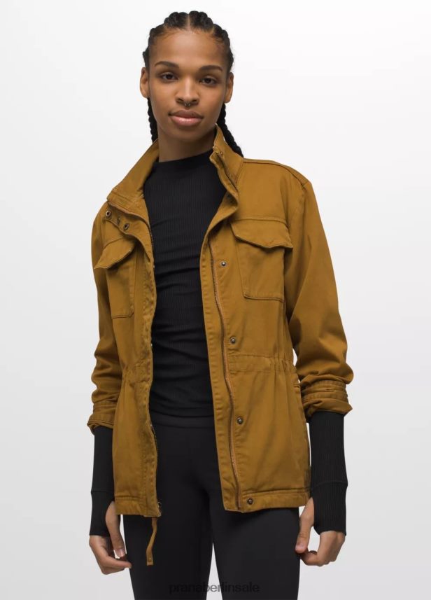 prAna Sancho-Jacke antike Bronze Kleidung Frauen 86B4N6683