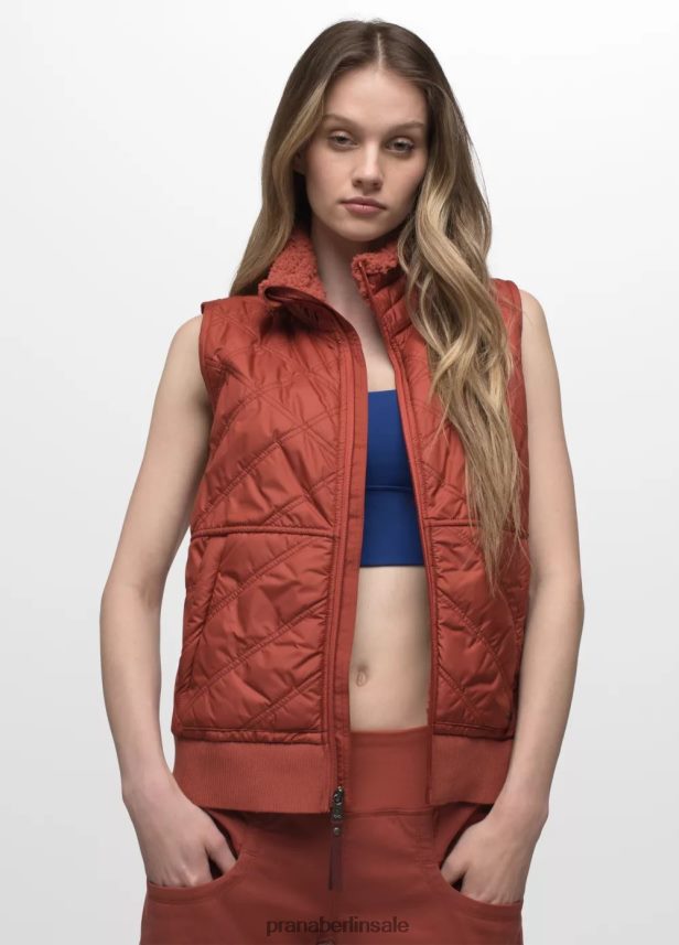 prAna Esla-Weste Rost Kleidung Frauen 86B4N6686