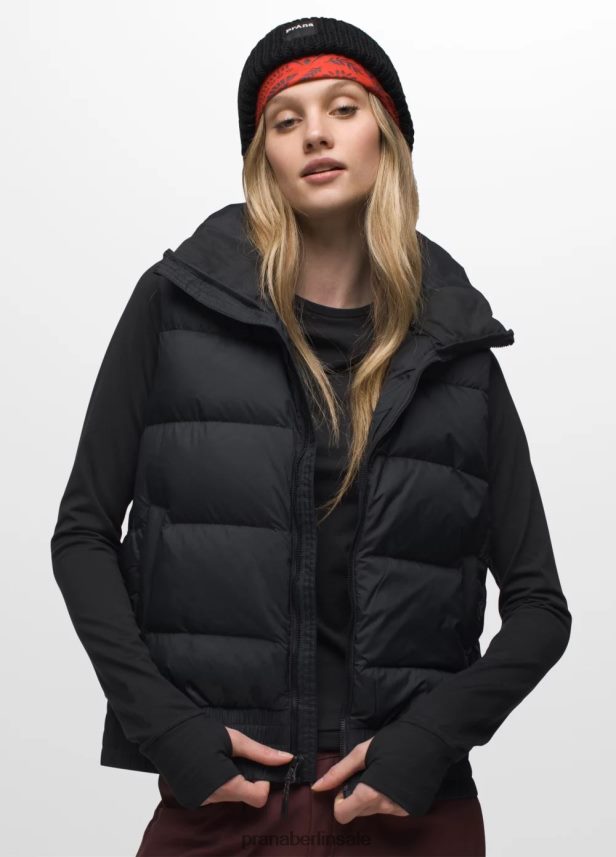 prAna Smaragd-Tal-Weste Schwarz Kleidung Frauen 86B4N6699