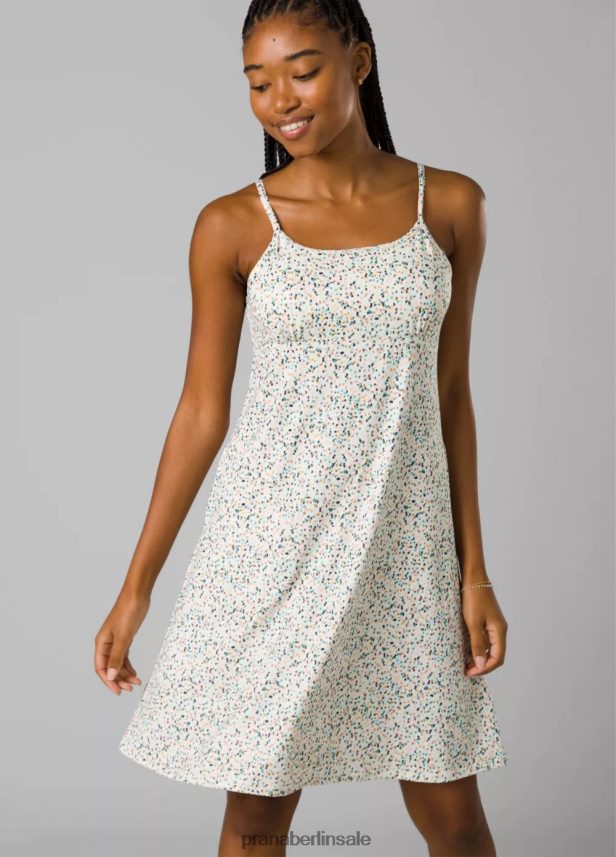 prAna Kleid mit Granitfedern Leinwand mit vielen Punkten Kleidung Frauen 86B4N6556