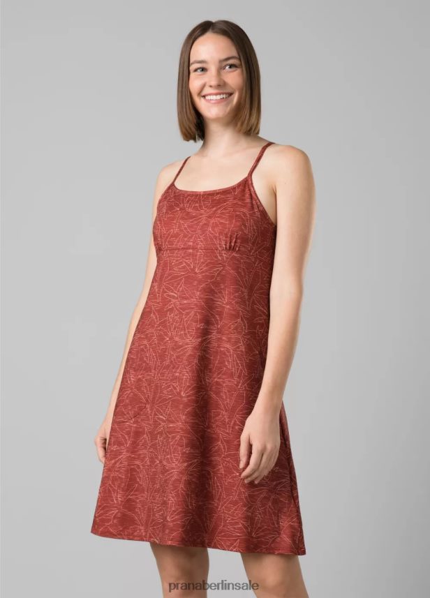 prAna Kleid mit Granitfedern Rostblümchen Kleidung Frauen 86B4N6557