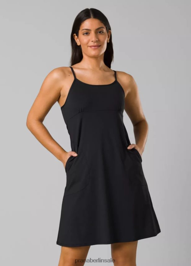 prAna Kleid mit Granitfedern Schwarz Kleidung Frauen 86B4N6555