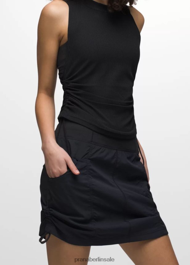 prAna Koen-Skort Schwarz Kleidung Frauen 86B4N6427