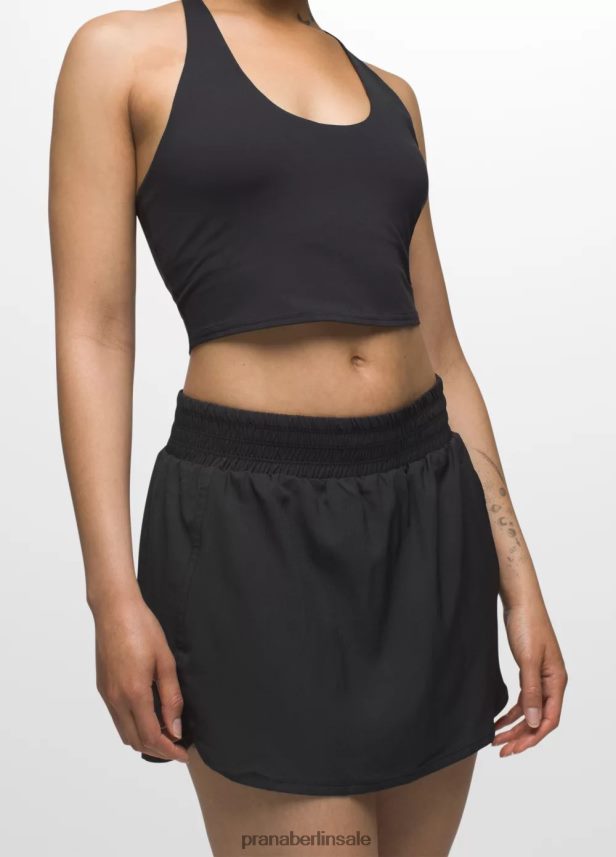 prAna Skort vom Gipfel zum Bürgersteig Schwarz Kleidung Frauen 86B4N6449