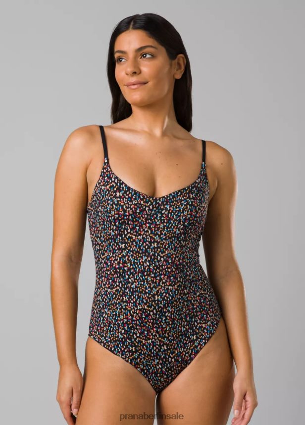 prAna Jess wendbarer Einteiler jede Menge Punkte schwimmen Frauen 86B4N6603