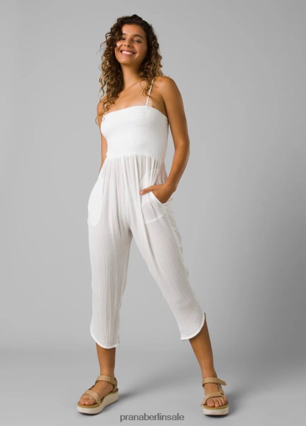 prAna Fernie-Overall Weiß schwimmen Frauen 86B4N6649