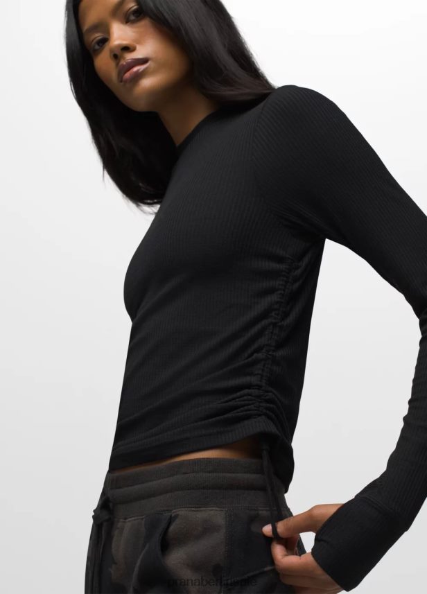prAna Blazing Star Langarm Schwarz Kleidung Frauen 86B4N641
