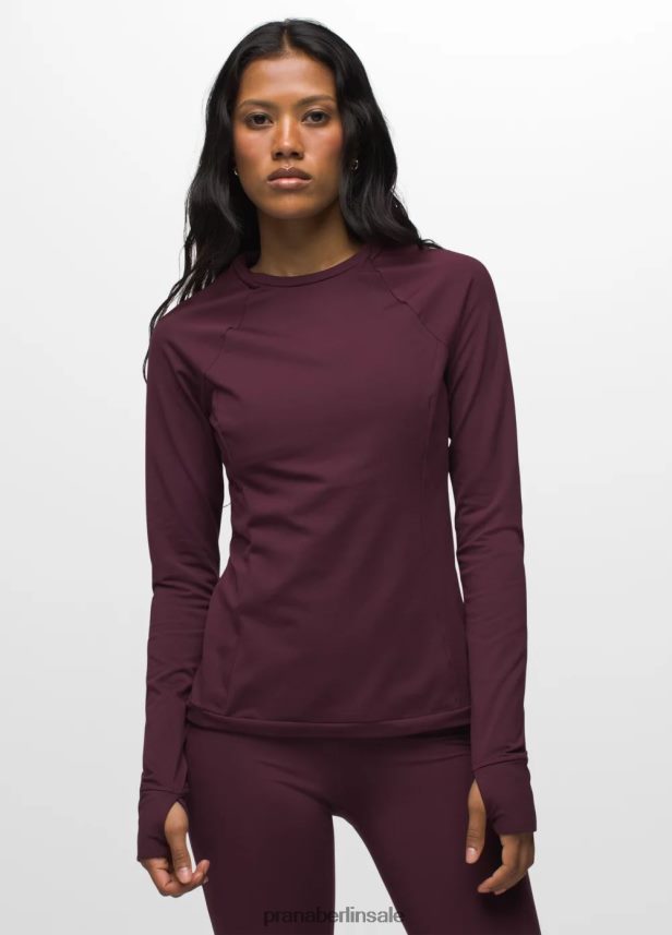 prAna Eisfluss-Rundhalsausschnitt Maulbeere Kleidung Frauen 86B4N691