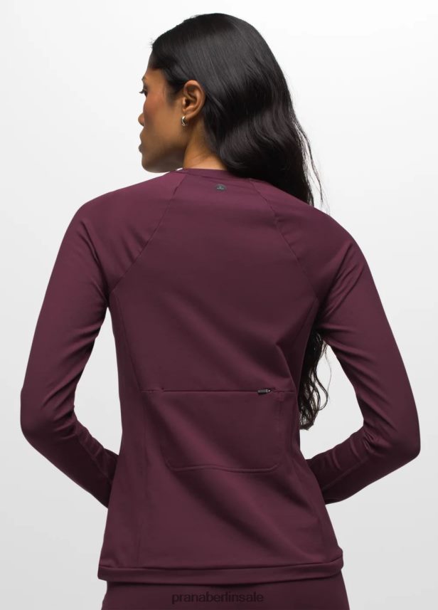 prAna Eisfluss-Rundhalsausschnitt Maulbeere Kleidung Frauen 86B4N691
