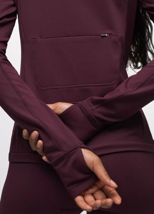 prAna Eisfluss-Rundhalsausschnitt Maulbeere Kleidung Frauen 86B4N691