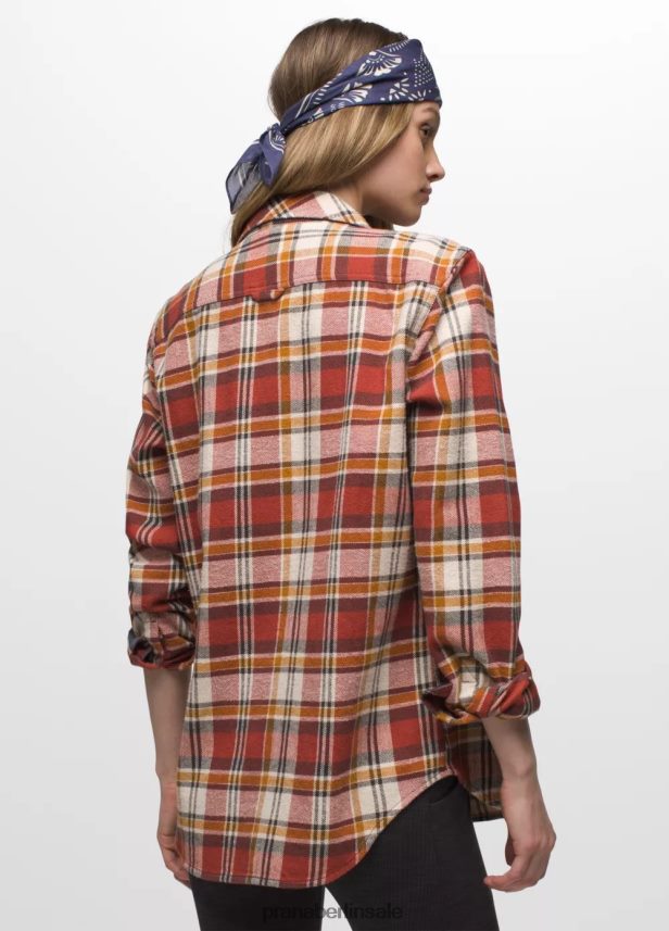 prAna Goldener Canyon-Flanell Rost Kleidung Frauen 86B4N628