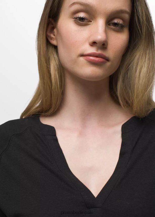 prAna Kuscheliges Oberteil mit süßer Brise Schwarz Kleidung Frauen 86B4N68