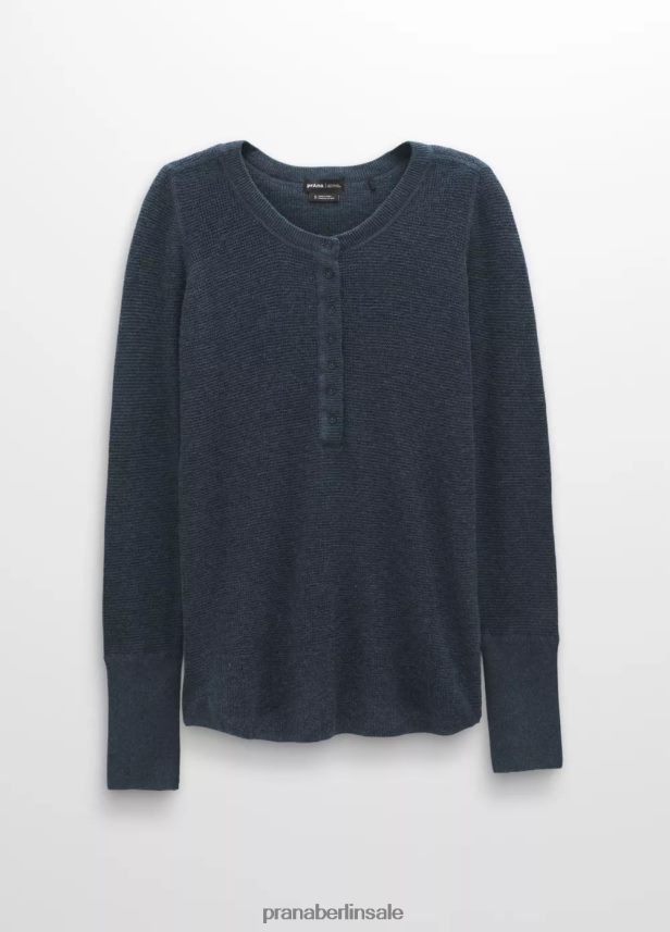 prAna Milani Henley dunkler Himmel Kleidung Frauen 86B4N695