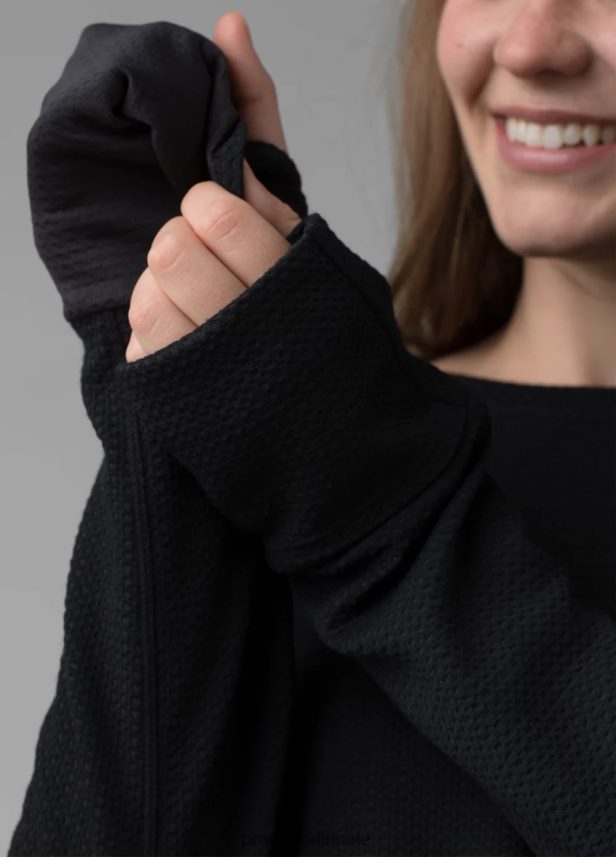 prAna Wensley-Crew Schwarz Kleidung Frauen 86B4N649