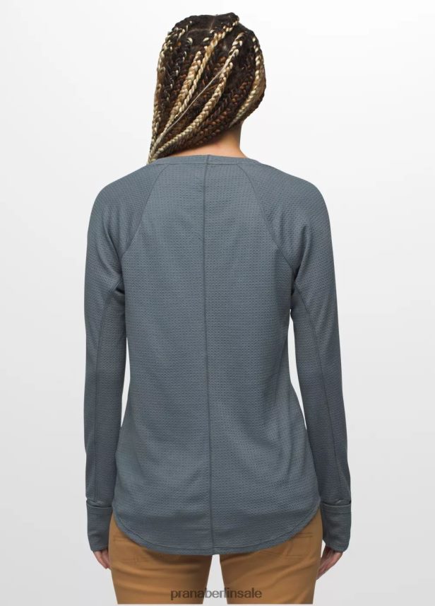 prAna Wensley-Crew verwittertes Blau Kleidung Frauen 86B4N648