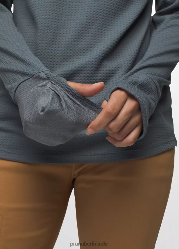 prAna Wensley-Crew verwittertes Blau Kleidung Frauen 86B4N648