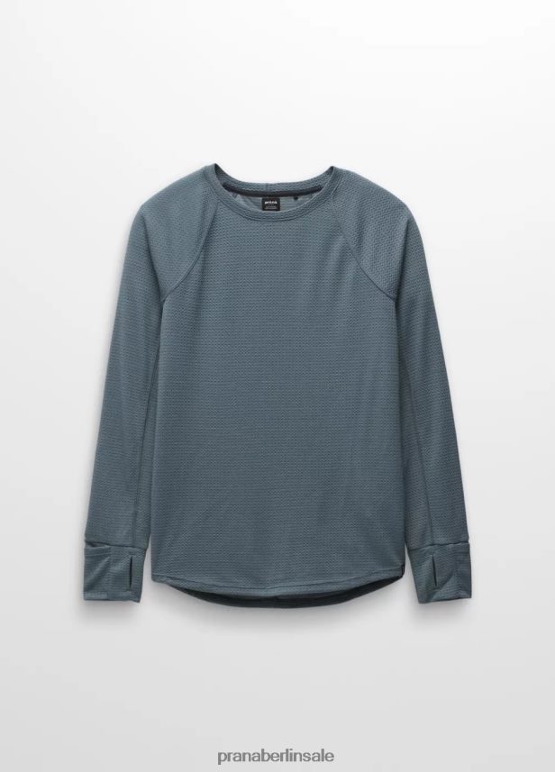 prAna Wensley-Crew verwittertes Blau Kleidung Frauen 86B4N648