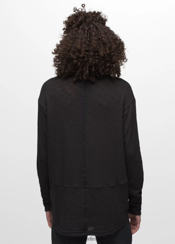 prAna Frieda oben Schwarz Kleidung Frauen 86B4N6202