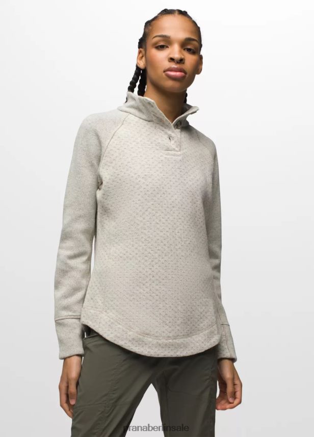 prAna Frozen Falls Pullover kieselgrau Kleidung Frauen 86B4N6150
