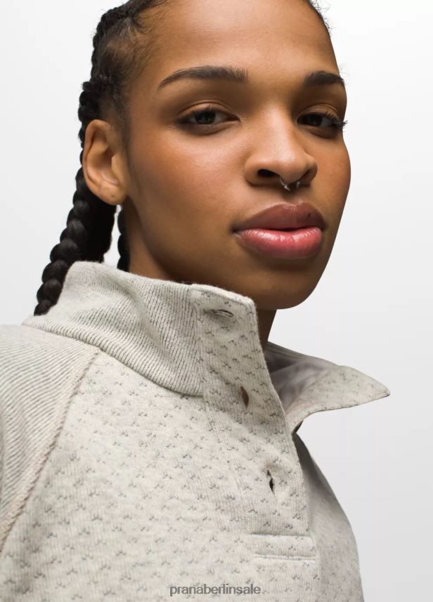 prAna Frozen Falls Pullover kieselgrau Kleidung Frauen 86B4N6150