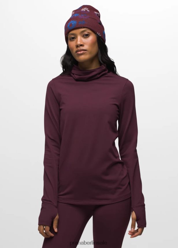 prAna Ice Flow Langarm Maulbeere Kleidung Frauen 86B4N6120