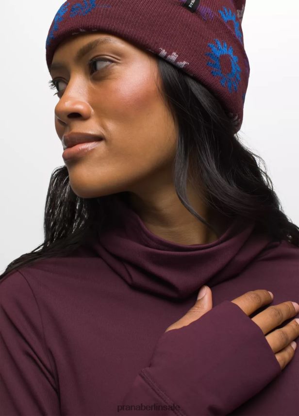 prAna Ice Flow Langarm Maulbeere Kleidung Frauen 86B4N6120