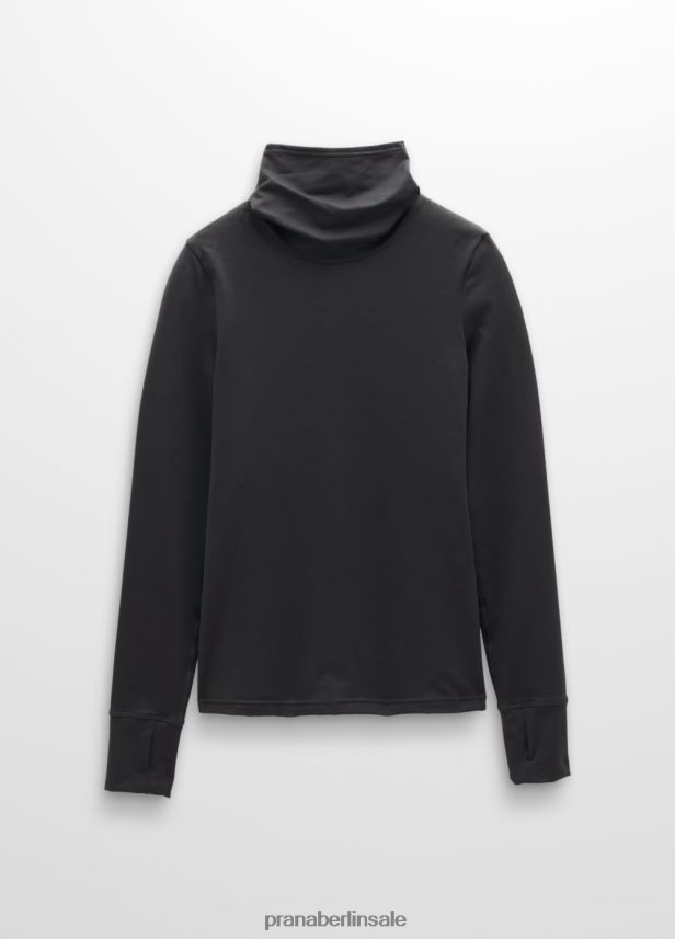 prAna Ice Flow Langarm Schwarz Kleidung Frauen 86B4N6119